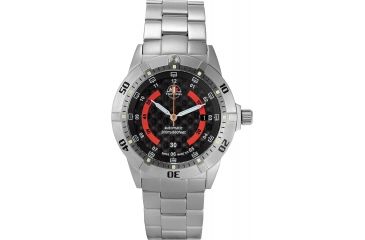 Image of H3 Tactical H3.131111.09 Xtreme-Tec Mens Watch - 46mm, Black Dial, Stainless Steel Bracelet and Case