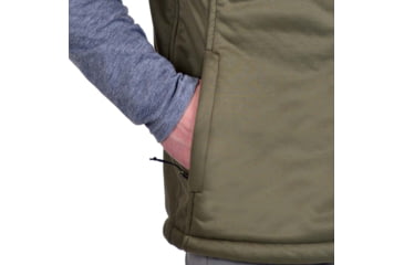 Image of Habit Early Dawn Sherpa Shell Vest - Mens, Solid green, Large, VT10016-3H6-L