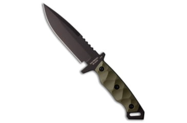 Image of Halfbreed Blades Halfbreed Blades MIK-03 Gen-2 Medium Infantry Knife Ranger Green G-10 5.3" BLK, OD Green, Bohler K340, adult, BHQ-210579