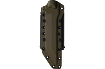 Image of Halfbreed Blades Medium Infantry K110 Steel Fixed Blade Knife, 6.69in, Bohler K110, OD Green Teflon Tanto Blade, Black G10 Handle, MIK-05P BLK OD BLK