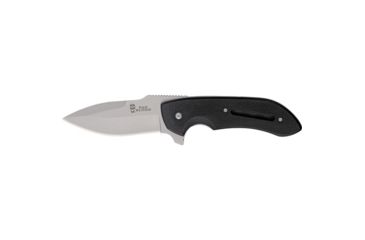 Image of Hallmark Bad Blood - Kendrick - Fire Spitter, 8Cr14 Stainless Steel 4in Blade, Black, Contoured G10 Handle, BB0101K