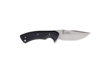 Image of Hallmark Bad Blood - Kendrick - Partisan Nano, 8Cr14 Stainless Steel 3 3/4in Blade, Black, Contoured G10 Handle, BB0104K