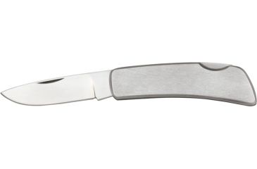 Image of Hallmark Stainless Lockback Folding Knife,Stainless Blade, Stainless Handle HM0009