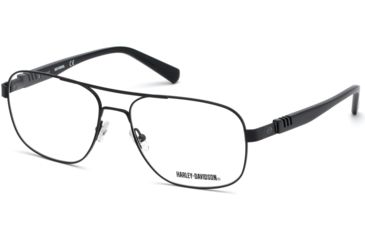 Image of Harley Davidson Eyewear HD0783 Eyeglass Frames - Matte Black Frame Color, Matte Black Lens Color