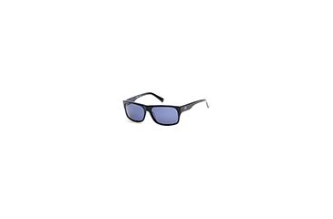 Image of Harley Davidson Eyewear HD0905X Sunglasses - Shiny Black Frame Color, Blue Lens Color