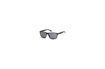 Image of Harley Davidson Eyewear HD0915X Sunglasses - Shiny Dark Green Frame Color, Smoke Lens Color