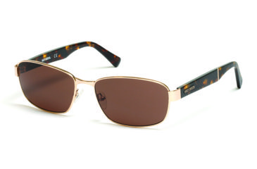 Image of Harley Davidson Eyewear HD0919X Sunglasses - Gold Frame, Brown Lenses, 59 mm Lens Diameter HD0919X5932E