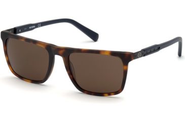 Image of Harley Davidson Eyewear HD0934X Sunglasses - Dark Havana Frame, Brown Lenses, 55 mm Lens Diameter HD0934X5552E