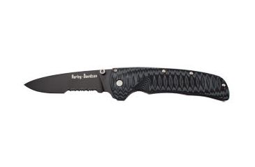 Image of Harley Davidson Venom Folding Knife, Combo Edge, BK1 Blade 13175SBK