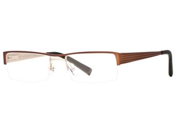 Image of Hart Schaffner Marx HSM 828 SEHS 082800 Progressive Prescription Eyeglasses - Matte Brown SEHS 0828005435 BN