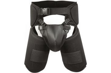 Image of Monadnock TPX200 Centurion Thigh &amp; Groin Protection - 3801, Black Extra Small/Small, 1010524