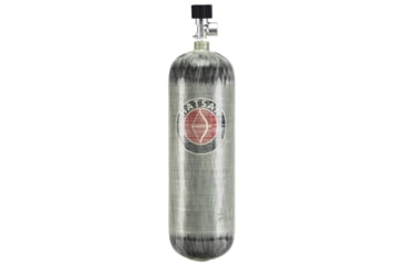 Image of Hatsan TactAir Fill Tank w/ Valve and Fill Kit, 6.8L CF, Silver, Large, HA91026