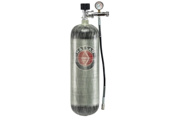 Image of Hatsan TactAir 6.8L CF Fill Tank w/ Valve &amp; Fill Kit, Silver, HA91026