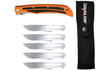 Image of Havalon Baracuta-Blaze Folding Knife, Box, Orange/Black, XTI-115BLAZE