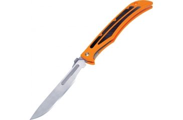 Image of Havalon Baracuta-Blaze Folding Knife, Clampack, Orange/Black, XTC-115BLAZE