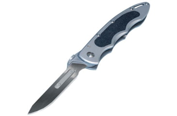 Image of Havalon Piranta-Original Folding Knife, 2.75in, Stainless Skinner Blade, Box, Silver/Black, XTI-60AKNP