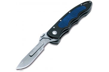 Image of Havalon Piranta-Tracer Folding Knife, 2.75in, Stainless Skinner Blade, Clampack, Black, XTC-22TR