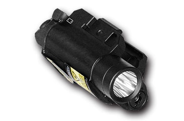 Image of Hawk Gazer FLG-7 LED Flashlight/Green Laser Combo, Black, Low Profile, LG-HG-FLG-7