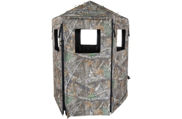 Image of Hawk Treestands Scout Hunting Blind, Mossy Oak/Blackout, HWK-DOX-SK100