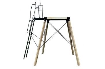 Image of Hawk Treestands Ez Elevation 6-8-10 Ft Brackets w/ Ladder 3858