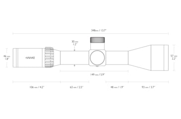 Image of Hawke Sport Optics Airmax 30 SF 4-16x50mm Rifle Scope, 30mm, SFP, AMX IR, Black, 13311