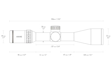 Image of Hawke Sport Optics Frontier 30 Rifle Scope, 3-15x50mm SF, 30mm, FFP, Mil Pro IR Reticle, Black, 18520