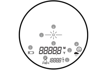 Image of Hawke Sport Optics Vantage 400 Laser Range Finder, Black, 41200