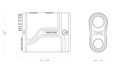 Image of Hawke Sport Optics Vantage 400 Laser Range Finder, Black, 41200
