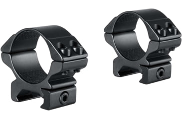 Image of Hawke Sport Optics Weaver 30mm Rifle Scope Ring Mount - 2-Pieces, Low, Black, 22115