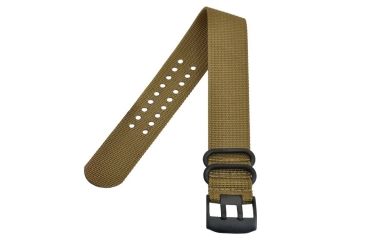 Image of Hazard 4 24mm Nato Band, Black PVD Buckle, Coyote, WB-NTO-PV-CYT