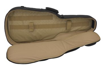 Image of Hazard4 BattleAxe Guitar-Shaped Padded Rifle Case, Black RFL-BTAX-BLK