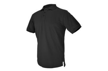 Image of Hazard 4 QuickDry Undervest Polo Shirt - Men's, Black, Medium, APR-QDUDV-BLK-M