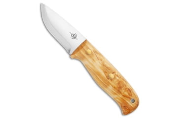 Image of Helle Helle Wabakimi Outdoor Fixed Blade Knife Curly Birch 3.5" Polish #630, Wood, Sleipner, adult, BHQ-89951