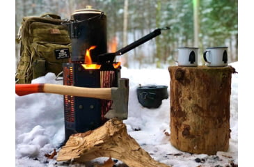 Image of OPMOD HellRazr INCINERATOR Chimney Starter and Portable Grill, Black, INCIN-U-CG-2