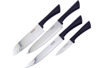 Image of Hen &amp; Rooster Kitchen Set Black ABS Knife, Black ABS handle, HRI-064B