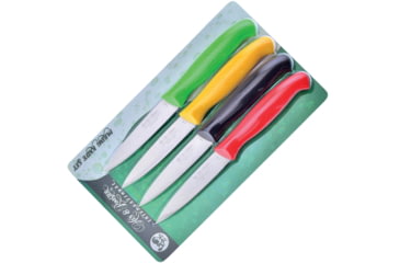 Image of Hen &amp; Rooster Paring Knife Set, 3.5 satin finish 4116 stainless blade, ABS handle, HRI-054
