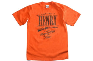 Image of Henry Repeating Arms Classic Short Sleeve T-Shirt - Mens, Orange, Large, HTS005L