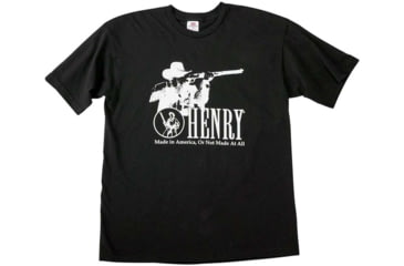 Image of Henry Repeating Arms Cowboy Short Sleeve T-Shirt - Mens, Black, Large, HTS014L