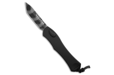 Image of Heretic Knives Heretic Knives Hydra V4 T/E OTF Knife Black Aluminum 3.6" Commando, Black, CPM MagnaCut, adult, BHQ-225530