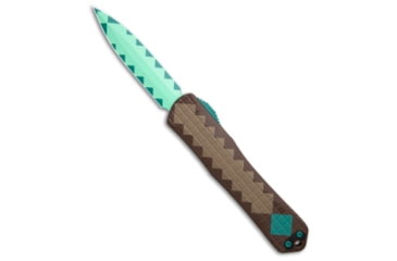 Image of Heretic Knives Heretic Knives Manticore-X D/E OTF Knife Blue/Brown Al 3.75" Blue, Blue/Brown, CPM MagnaCut, adult, BHQ-220399