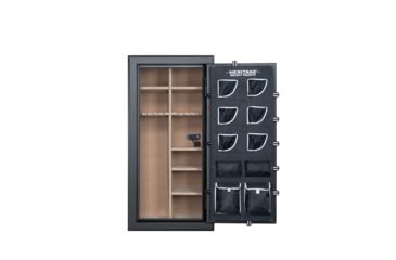 Image of Heritage Security Products 40 Gun Fire and Water Safe with E-Lock, Santex Silver, Oversized, 40ESSH