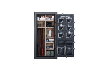 Image of Heritage Security Products 40 Gun Fire and Water Safe with E-Lock, Santex Silver, Oversized, 40ESSH