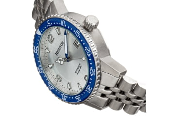 Image of Heritor Automatic Dominic Bracelet Watch w/Date, Blue/Silver - Mens, HERHR9801