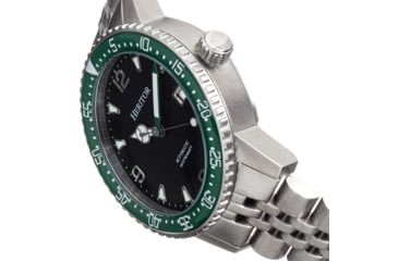 Image of Heritor Automatic Dominic Bracelet Watch w/Date, Green/Black - Mens, HERHR9803