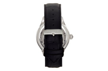 Image of Heritor Automatic Hayward Semi-Skeleton Watch - Mens, Black/Black/Silver, One Size, HERHR9402