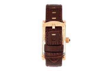 Image of Heritor Automatic Jefferson Leather-Band Watch, Rose Gold/Black, One Size, HERHR8803