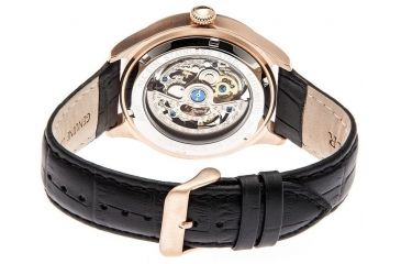 Image of Heritor Odysseus Men's Watches, Rose Gold Case, Black Dial HERHR3708