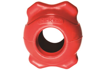 Image of Hero Dog Toys Signature Series Natural Rubber Bone Ball, Red, Medium 87453