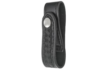 Image of HERO'S PRIDE AirTek Slides-on Belt Handcuff Strap, Basket Weave, Nickel Hardware, Black, 1415WN-01