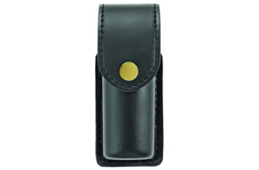 Image of HEROs PRIDE AirTek MK2/MK3/MK6 OC Pepper Spray Case, Brass Hardware, Plain, Black, 1458PA